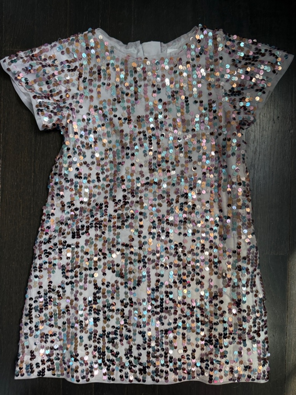 GAP GIrls Sequin Short Sleeve Dress